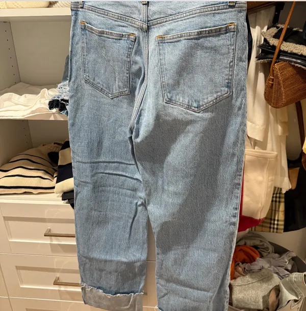 Abercrombie 90s Relaxed Fit Jean High Rise With Cuff - Image 5