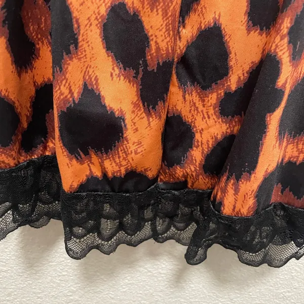 Leopard Print Lace Trim Cami - Image 5