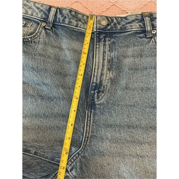 Time and Tru Women Medium Wash High-Rise Wide Leg Jeans NWT Size1 18. - Image 11