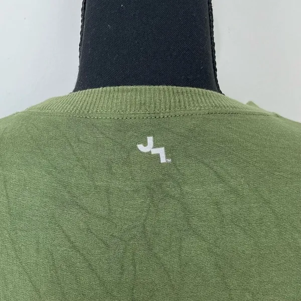 JoyLab Crew Neck Active Sweatshirt Thumbholes Size XS Women’s Green - Image 9