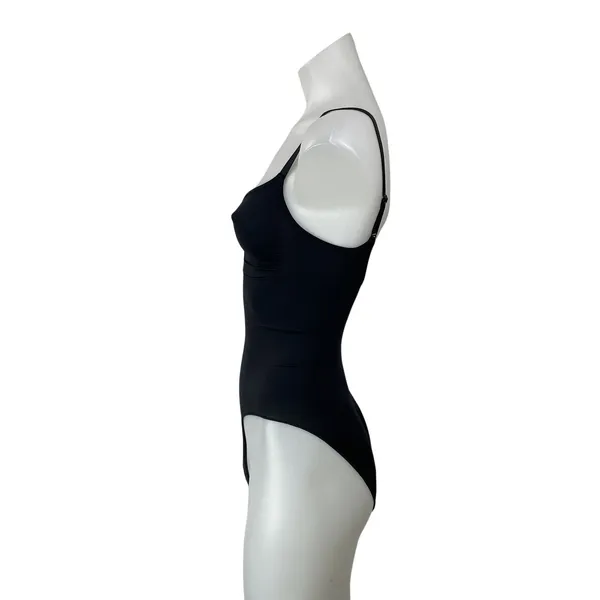 Skims Women's Black Bustier Sleeveless Open Back Cami Tank Bodysuit Top Size S - Image 2