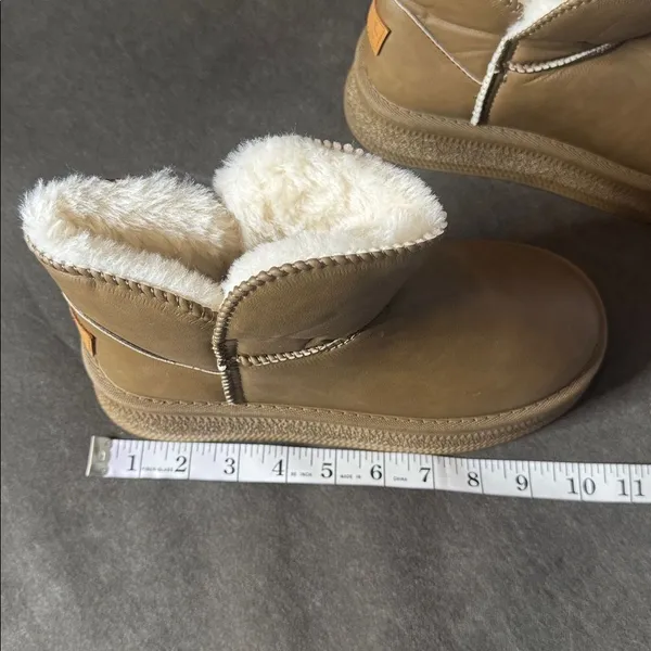 Women’s Mini Platform Ankle Boots Faux Fur Lined Size 7 (EU38) NEW - Image 9