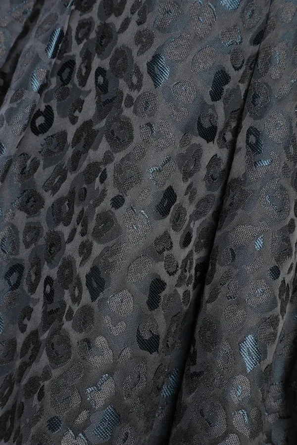 Lulus NWT Black Leopard Jacqaurd Strapless Mini Dress - Image 4