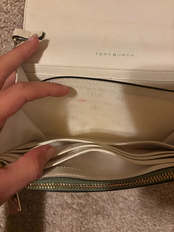 Tory Burch Cream Crossbody Bag - Image 9