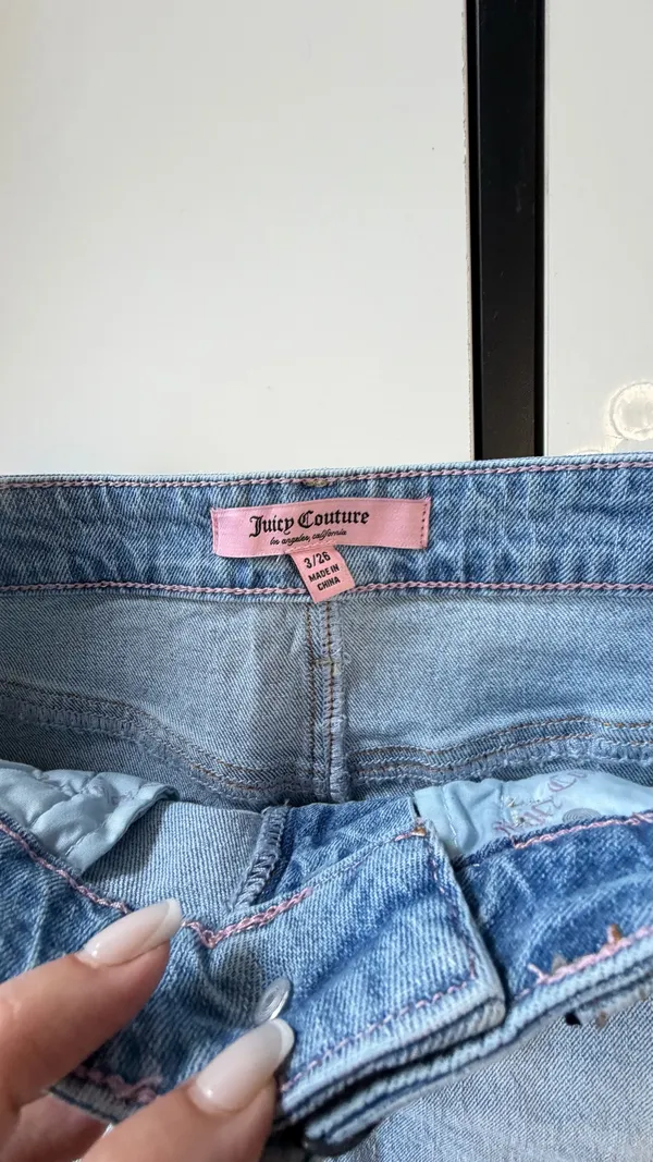 🎀💋 ✨ NWT Juicy Couture Y2K Style Denim Mini Skirt - Size 3/26 ✨🎀💋 - Image 11