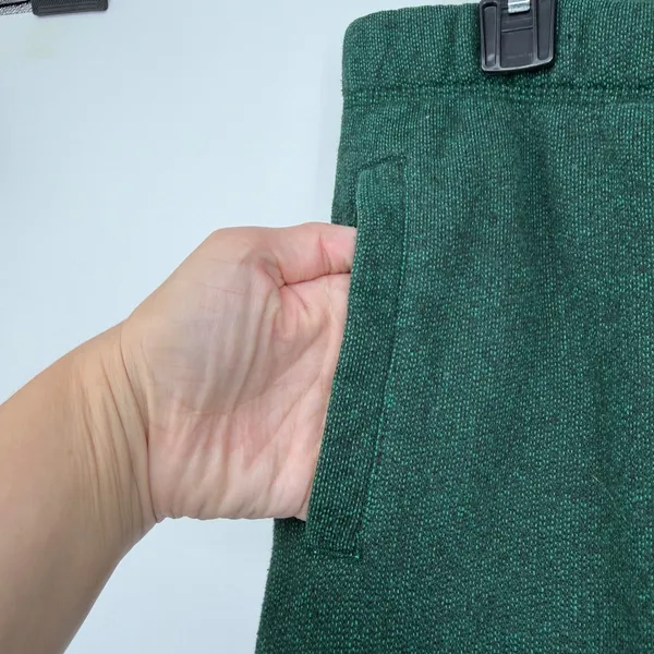 Roots Outdoors‎ Sweatpants Green Fleece Joggers Logo Small Cozy - Image 4