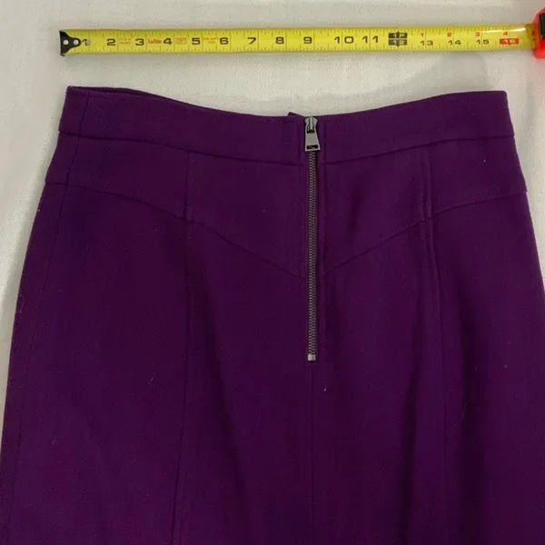 Per‎ Se 2pc Plum Skirt Suit size 8 - Image 7