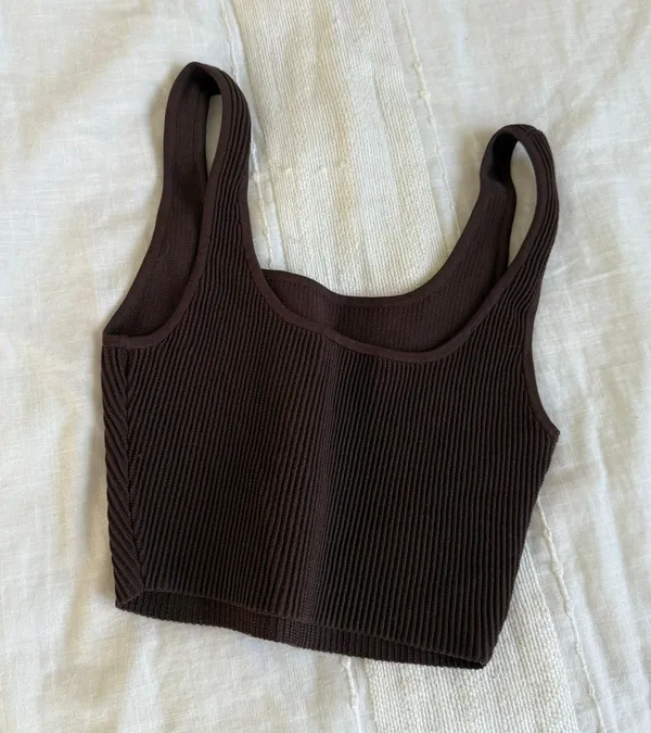 Aritzia brown bra top - Image 4