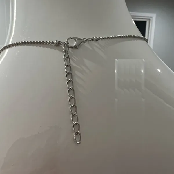 Necklace with Butterfly Pendant Silver - Image 6