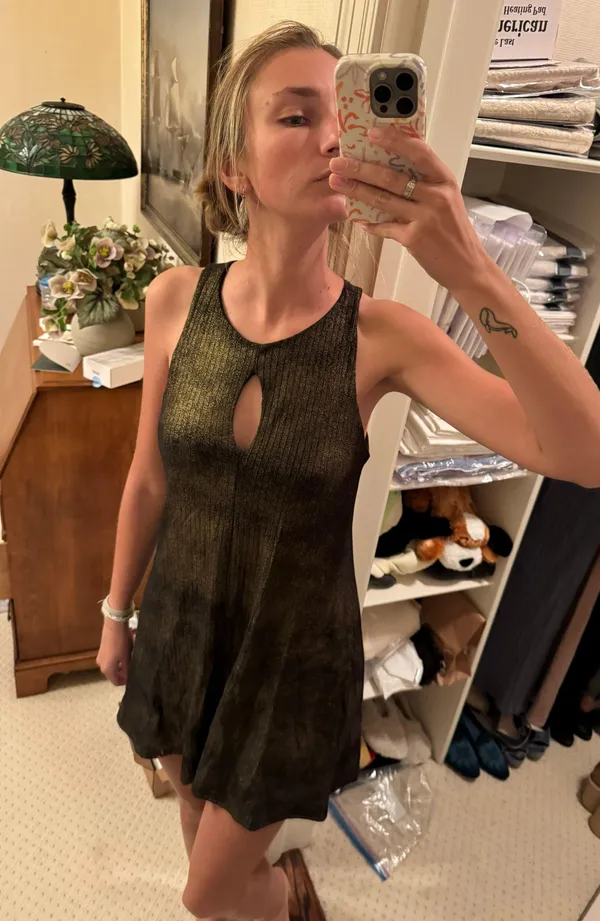Dear Apple Black And Gold Boutique Dress - Image 3