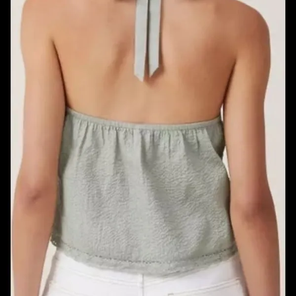 Cotton On Lace Trim Halter Top. - Image 2