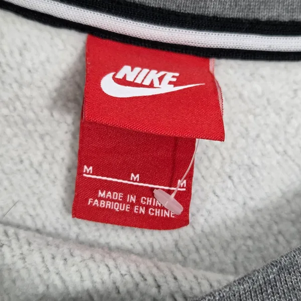 Nike SPORTSWEAR RALLY CREW GRAY Sweatshirt with Black logo Size M‎ - Image 8