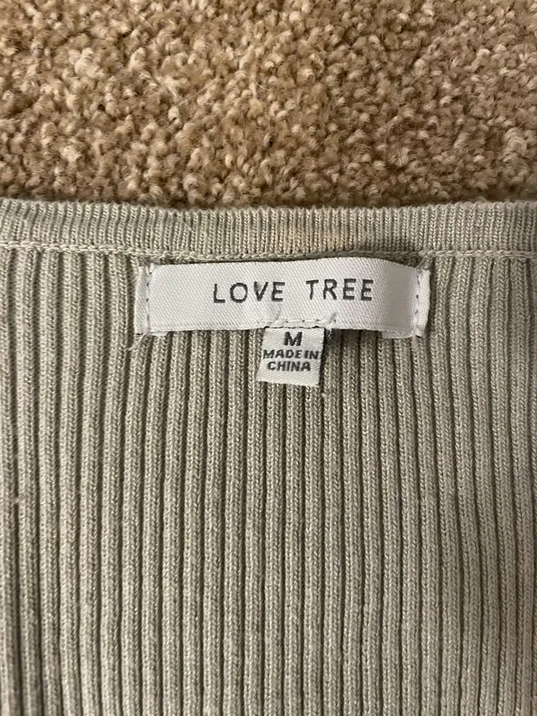 Cropped long sleeve top - Image 2