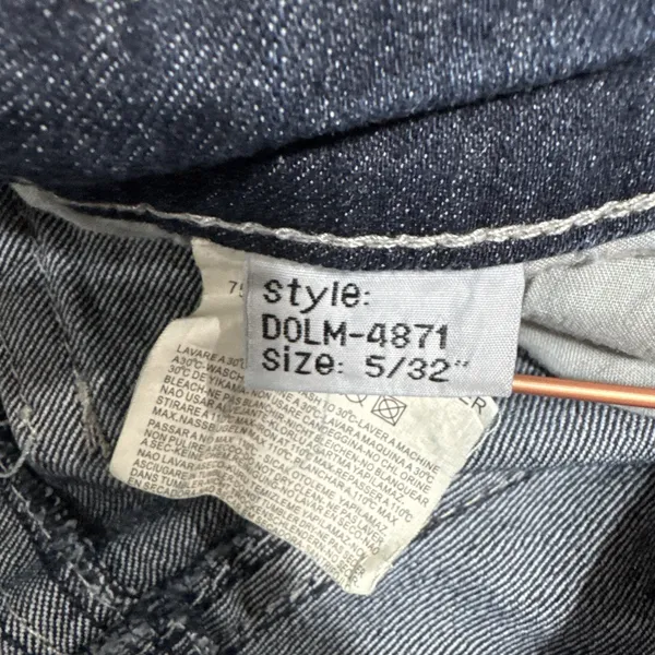 Do Denim Women's Juniors Size 5/32" Jeans Blue Denim Flap Pocket Studed Cowgirl - Image 14