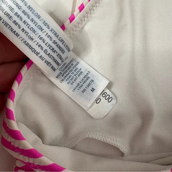 Vineyard Vines Striped Sconset Pink Bikini Set 019 - Image 5