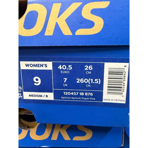Brooks Ghost Max 3 Womens Running Shoes Apricot Super Pink Size 9 NWB - Image 6