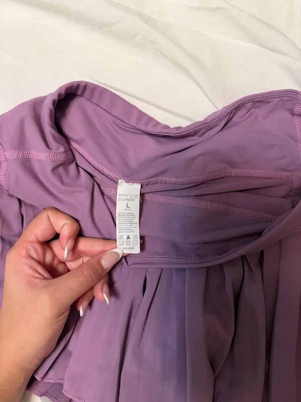 Gold Hinge Skirt Large Purple - Image 2