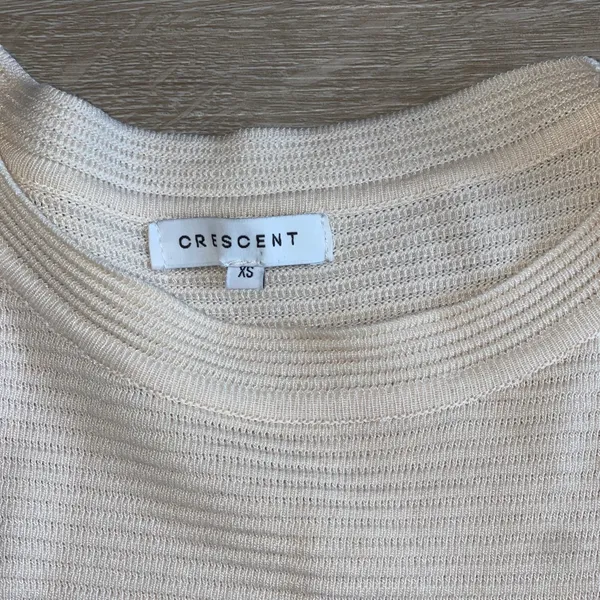Crescent Sweater crop Top cream S - Image 2