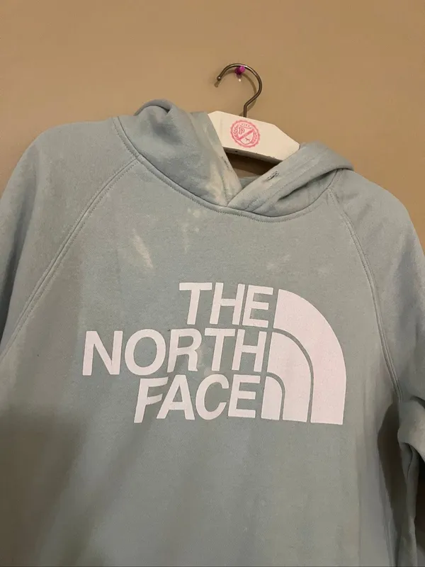 The North Face Hoodie Womans Size Large Stains Discolored - Image 4