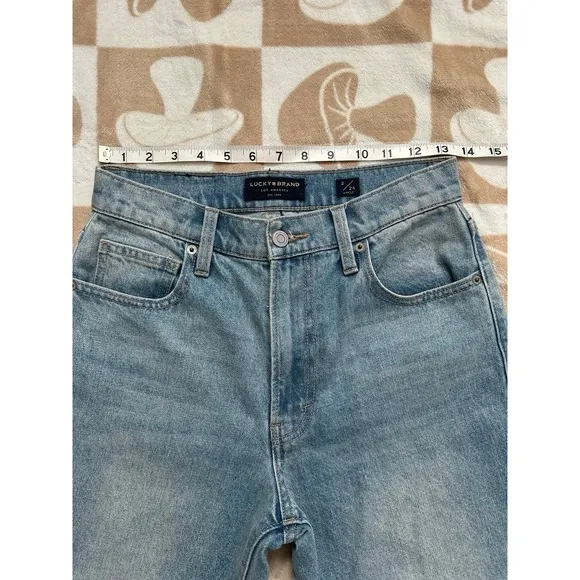 Lucky Brand High Rise Mom Blue Jeans‎ Size 26 - Image 7