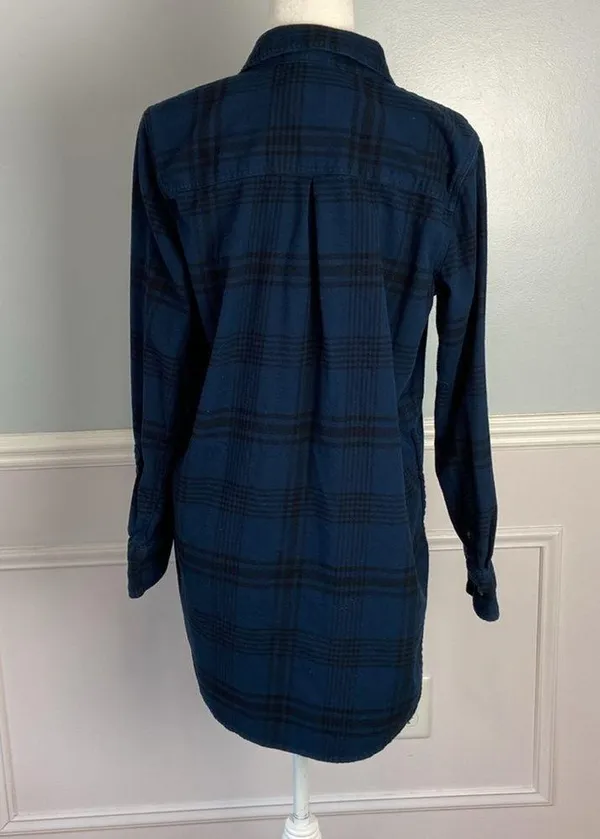 Carhartt Rugged Flex Relaxed Fit Midweight Flannel Long-Sleeve Plaid Tunic Sz L - Image 8