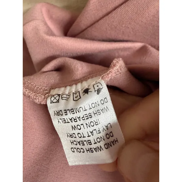 Super Down Romper Women Medium Pink Strapless Skort Wrap Front Mini Dress Style‎ - Image 7