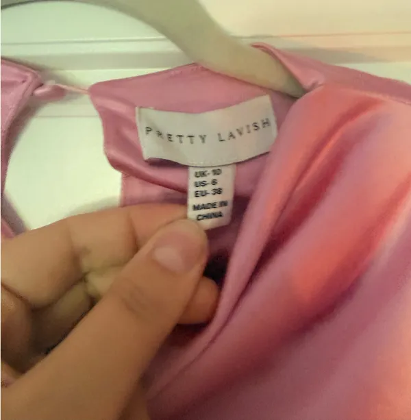 Pretty lavish slip dress Pink Size 6 - Image 2