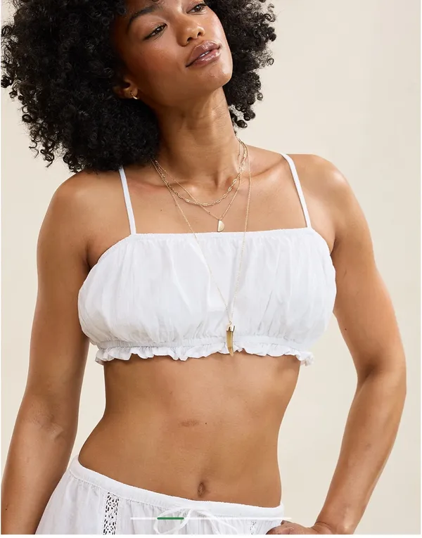 PacSun White crop top - Image 2