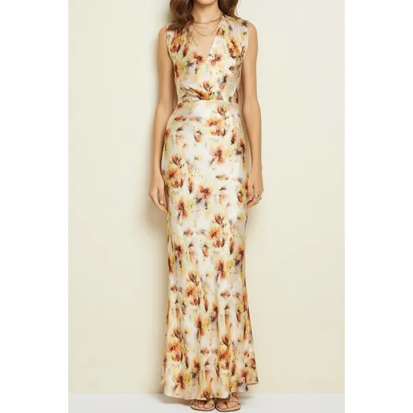BEC & BRIDGE Sunset Floral Maxi Dress - 6(US) - Image 4