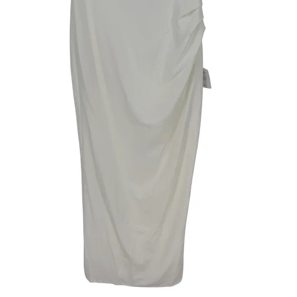 Lulus Immensely Charming White Mesh Pearl Bustier Maxi Dress‎ Size L - Image 4