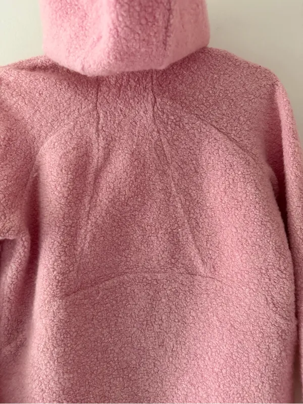 Lululemon So Sherpa Hooded Jacket in Heathered Pink Haze Size 2 Full Zip - Image 13