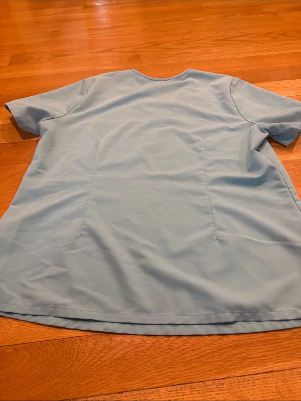 Figs women’s Catarina seaglass scrub top size xlarge. - Image 6