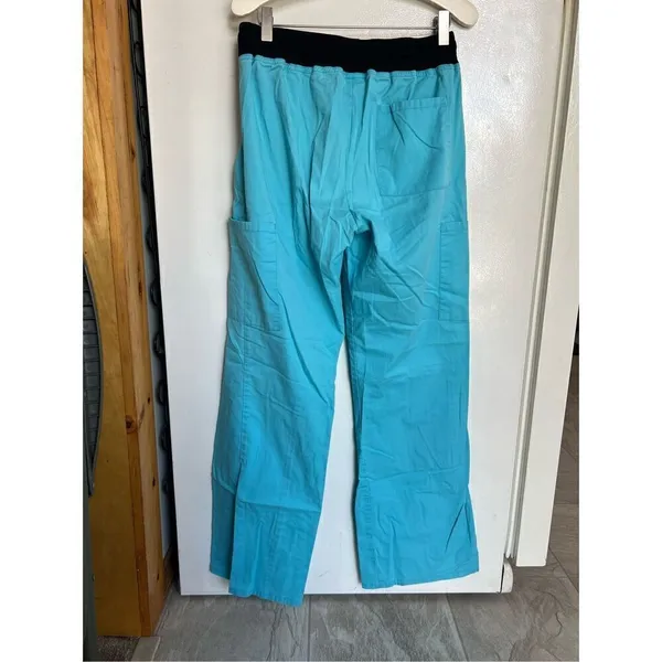 Scrubstar Turquoise Scrub Pants Woman’s Size Small - Image 5