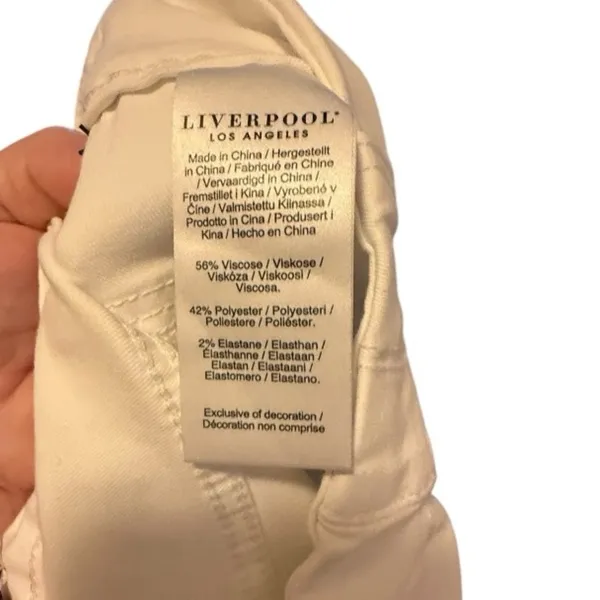 Liverpool White Pants nwt - Image 7