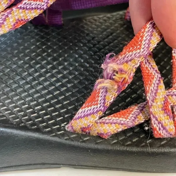 Chacos ZX/2 Vibram Unaweep Hiking Sandals Women’s size 10 Pink Toe Loop Strappy - Image 5