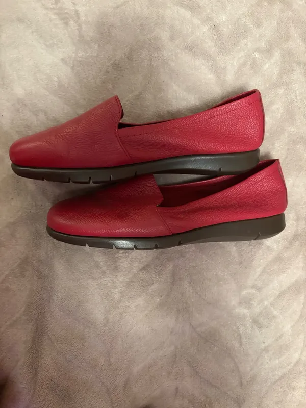 Women’s Leather Aerosoles Red 8 - Image 2