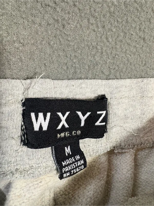 Women's Light Gray Drawstring Jogger Pants Size M - Image 7
