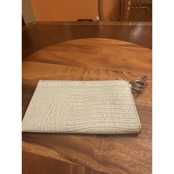 Oventure Key Ring Credit Card Holder Clutch Purse White 7" X 5" - Image 2