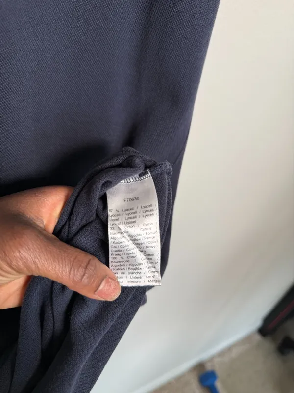 Blue lacoste Polo Long dress - Image 4