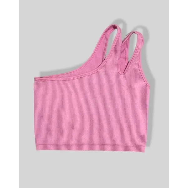Aerie One Shoulder Ribbed Crop Top - Image 2