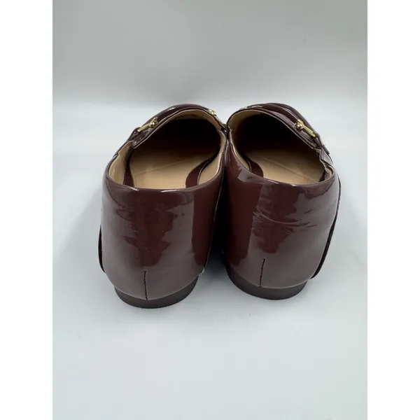 Clarks Women’s Size 9.5 Merlot Slip-On Loafer Leather Burgundy/Red - Image 5