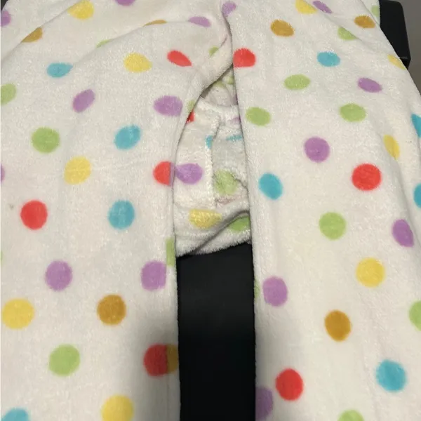 Colorful Polka Dot ladies Pajamas White - Image 6