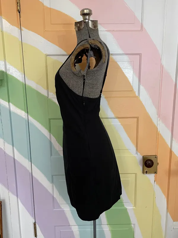 Urban Outfitters Riley Y-Neck Linen Blend Mini Dress Sz S 💚🎀 - Image 5