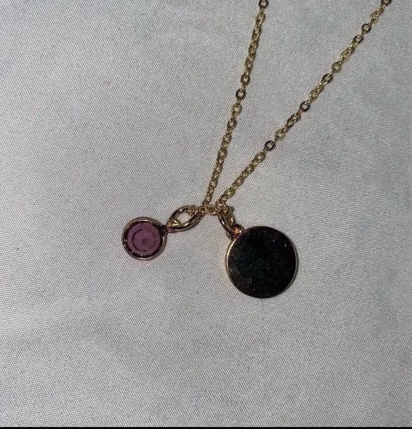 NEW Letter A Necklace Gold - Image 4