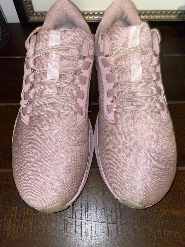 Nike Air Zoom Pegasus 38 Running Sneakers Size 7.5 Champagne White Barely Rose - Image 5