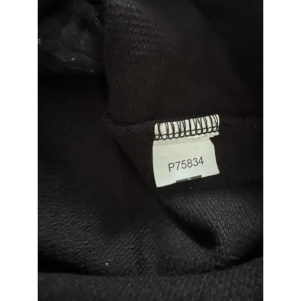 Zara Black Sweatshirt Sequins Beads Women's Large Long Sleeve Goth Holiday Glam - Image 9