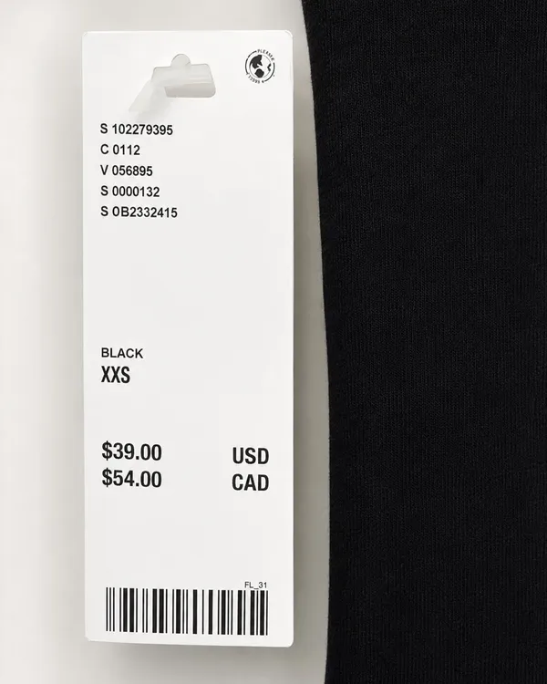 654 Urban Outfitters Black Cowl Neck Top XXS NWT - Image 6