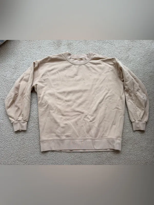 lululemon athletica women’s Crewneck Sweatshirt in Pale Beige - Image 2