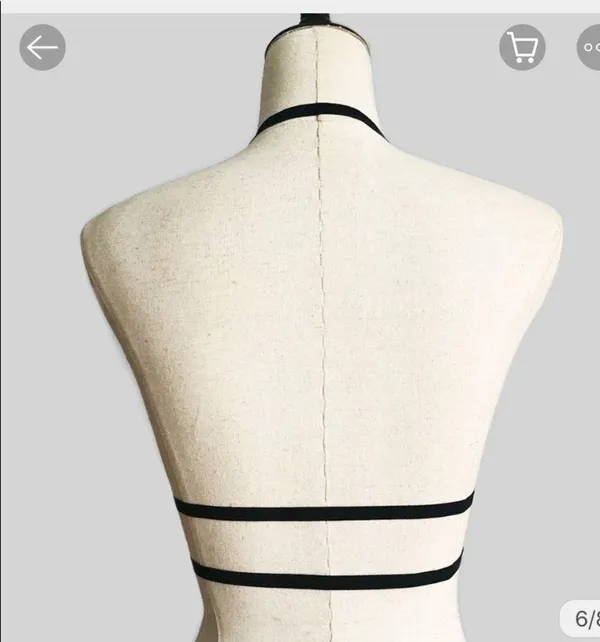 Caged Soft Harness Black New - Image 3