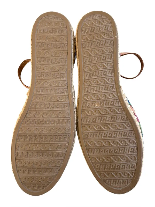 Like New Mexico Artesanal Floral Paisley Whipstitch Shoes Size 7 - Image 7
